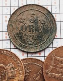 1390 Suedia 5 ore 1901 Oscar II (large letters) km 757