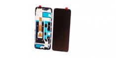 Display ecran cu Touchscreen si Rama pentru Oppo A17, OEM, Negru foto