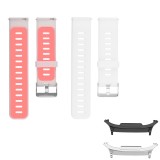 Curea din silicon compatibila cu Samsung Galaxy Watch8 Classic 46mm, Coconut White