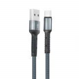 Cablu Date &amp; Incarcare Fast Charge Tip C (Negru) LDNIO LS63
