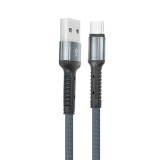Cablu Date &amp; Incarcare Fast Charge Tip C (Negru) LDNIO LS63