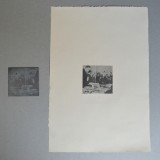Gravura si placa sa de zinc anii 1970-1980