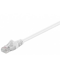 Cablu CAT5e UTP alb 1.5m patchcord CCA neecranat 2x RJ45 Goobay