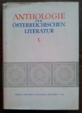 Anthologie der Osterreichischen literatur - I - Tiraj 800 exemplare