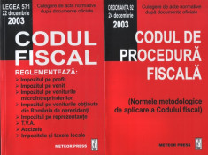 Codul fiscal + Codul de procedura fiscala foto