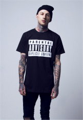 Tricou Parental Advisory barbati Mister Tee XXL EU foto