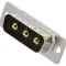 Conector D-Sub tată 3 pini THT