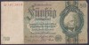 Bancnota Germania 50 Reichsmark 1929 - P182a VF ( serie Z - vezi descriere )