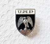 Sigla Dacia 1300 UAP , emblema veche autoturism Dacia cu vulturul impecabila