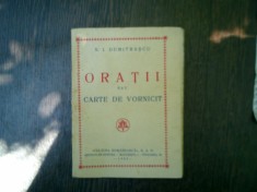 Oratii sau carte de vornicit - N. I. Dumitrascu foto