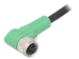 Cablu de Conectare M8 &icirc;n Unghi 10m PVC 250VAC 4A