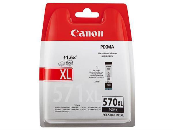 Canon pgi-570xlpgbk black xl inkjet cart
