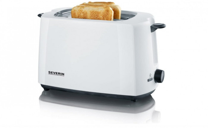 Prajitor de paine Severin AT 2286, 700 W, alb negru - RESIGILAT