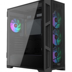 Carcasa Raijintek Ponos Ultra MS4, Panou frontal Mesh, Middle Tower, Fara sursa, ATX (Negru)