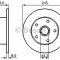 Disc frana AUDI A4 Avant (8D5, B5) (1994 - 2001) BOSCH 0 986 479 B48