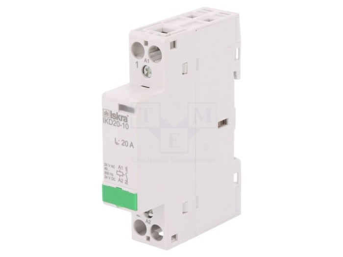 Contactor 1P 20A 24V NO