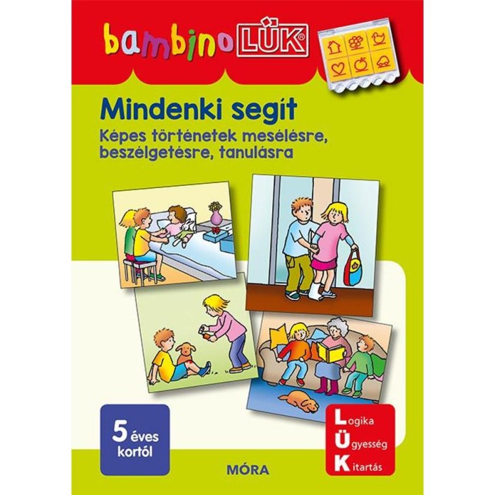Mindenki seg&iacute;t - K&eacute;pes t&ouml;rt&eacute;netek mes&eacute;l&eacute;sre, besz&eacute;lget&eacute;sre, tanul&aacute;sra - BambinoL&Uuml;K - Irmtraud Guhe