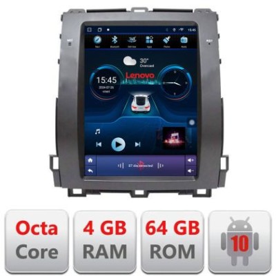 Navigatie Toyota Prado J120 low tip tesla radio gps internet 8 Core 4+64 360 4G carplay android auto kit-tesla-456-low+EDT- v1 CarStore Technology foto