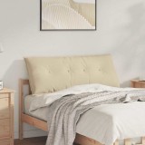 vidaXL Perna pentru spate Crem 120 x 50 cm Țesătură din microfibră 42014820