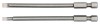 Set 2 Capete Surubelnita YATO 1/4&quot; 4 si 5 mm x 100 mm Otel S2 Drept
