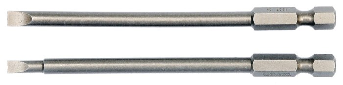 Set 2 capete drepte de surubelnita 1/4 100 mm YATO