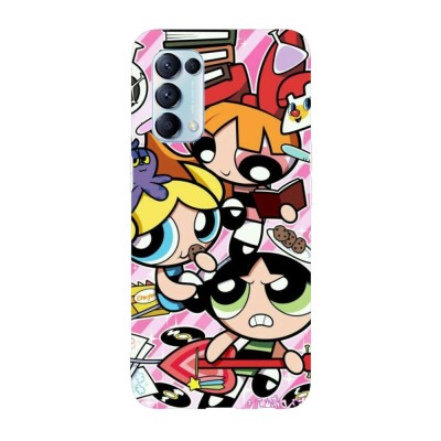 Husa compatibila cu Oppo A77 model The Powerpuff Girls, Silicon, TPU, Viceversa foto