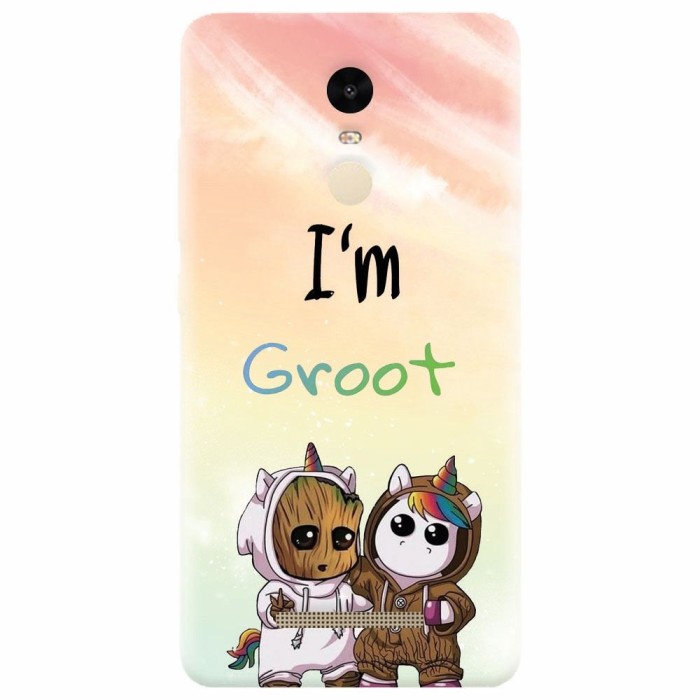 Husa silicon pentru Xiaomi Remdi Note 3, Im Groot