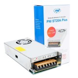 Sursa de tensiune in comutatie PNI ST20A Plus 230V la 12V 20A stabilizata pentru sisteme de supraveghere