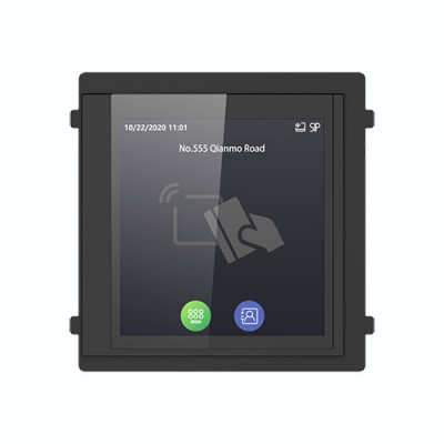 Modul afisaj IPS touch screen, 4 inch, pentru Interfon modular - HIKVISION DS-KD-TDM SafetyGuard Surveillance foto