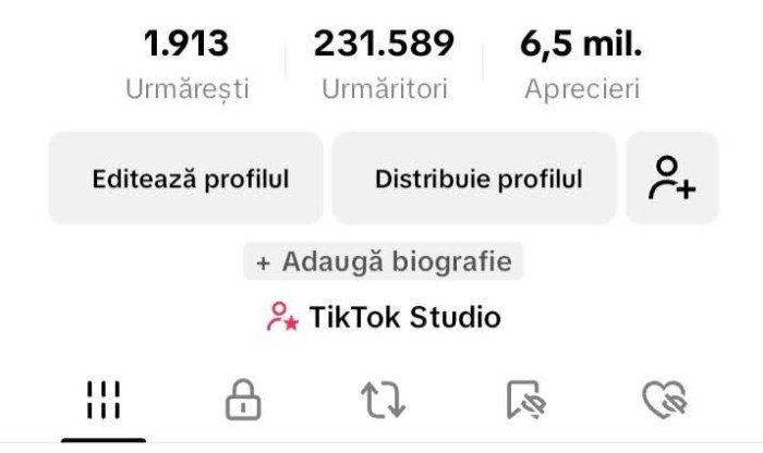 V&acirc;nd cont Tiktok