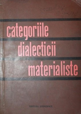 CATEGORIILE DIALECTICII MATERIALISTE foto