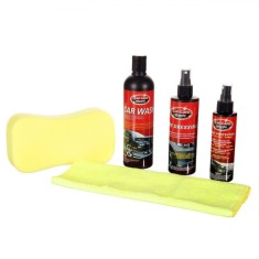 Set Curățare Auto, Car Care Magic, 5 Piese, Multicolor, Cu Husă Transport