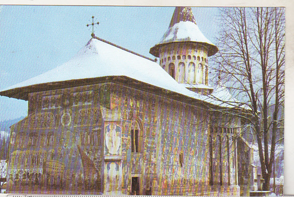 bnk cp Biserica Voronet - Vedere - uzata