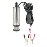 Pompa Transfer Lichide 12V, 30L/min MS-805, Inox, Autoamorsare, Motorina, Ulei, Apa + Filtru