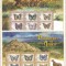 DB1 Fauna Africana Zambia Fluturi Ghepard Lei 2 x MS MNH