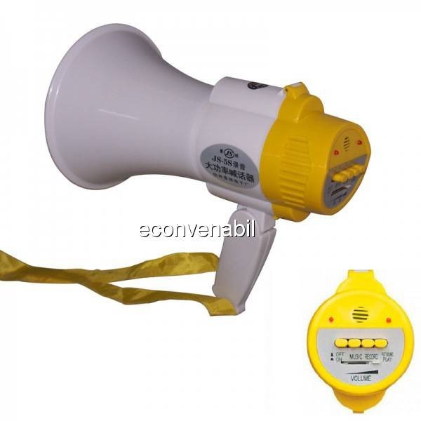 Portavoce Megafon Portabil cu Inregistrare 10W JS5S Portavoce Megafon Portabil cu Inregistrare 10W JS5S