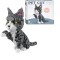 Set de cuburi de constructie 3D, Pisicuta Tabby, 1300 piese, +14 ani