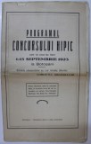 PROGRAMUL CONCURSULUI HIPIC - BOTOSANI