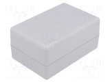 Carcasă universală MASZCZYK ABS gri 75mm x 114mm x 56mm cu clichet