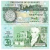 Guernsey 1 Pound 2020 P-52d UNC - Bancnota Colecție, Europa