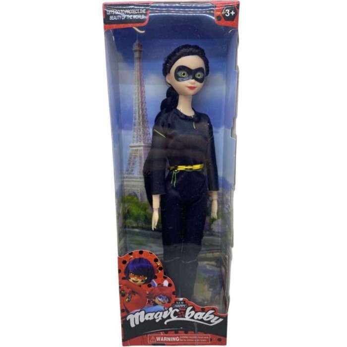 Papusa Miraculous in negru