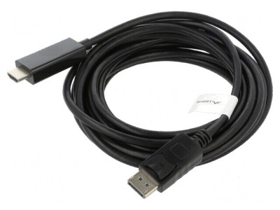 Cablu adaptor DisplayPort 1.1 la HDMI, 5m foto