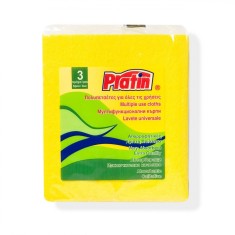 Lavete Universale, Pratin, Set 3 Bucăți, Galben, Foarte Absorbante, Rezistență &Icirc;naltă