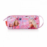 Penar cilindric cu 1 fermoar, Inspire The World, Barbie, Oem