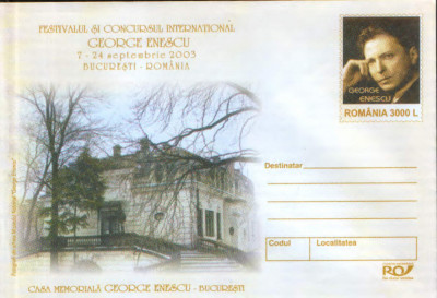 Intreg pos plic nec 2003 - Festivalul si Concursul International G.Enescu foto