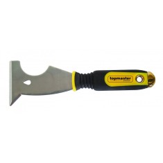 Spaclu inox multifunctional 75 mm cu maner din fibra Topmaster Profesional