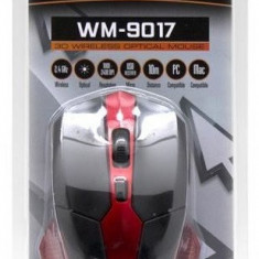 Sbox Mouse Wireless Negru/Rosu WM-9017 45506604