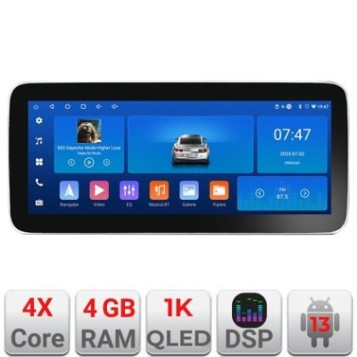 Navigatie Mercedes GLK 2012-2015 NTG4.5 K-GLK Edotec 4+64 12.3 inch Incell 1K android Wifi 5Ghz gps internet CarStore Technology foto
