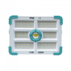 Proiector LED Incarcare Solar USB 200W 280 LED-uri Zilan ZTS8212 foto