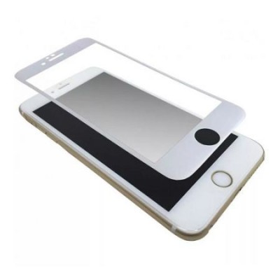 Folie sticla pentru iPhone 8, MyStyle Alb, 5D, perfect fit foto